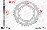 Corona AFAM 10602-40 in acciaio passo 525 HONDA VFR 400 R 1989  -1992